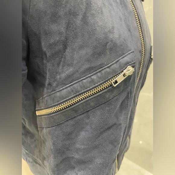 SEE BY CHLOE BLUE LEATHER JACKET - Picture 15 of 15